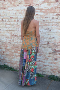 Peacock Ore Patchwork Pants (Available in Multiple Colors)