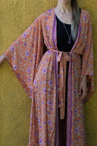 Goldstone Long Kimono with Belt (Available in Multiple Colors)