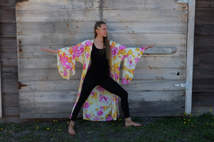 Indigo Gabbro Convertible Kimono (Available in Multiple Colors)